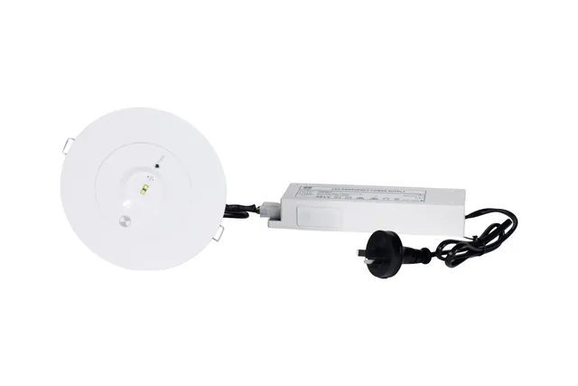 LED Recessed Emergency Self Test Luminaire - D80 Classification