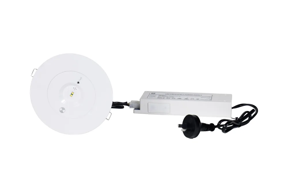 LED Recessed Emergency Luminaire - D80 Classification