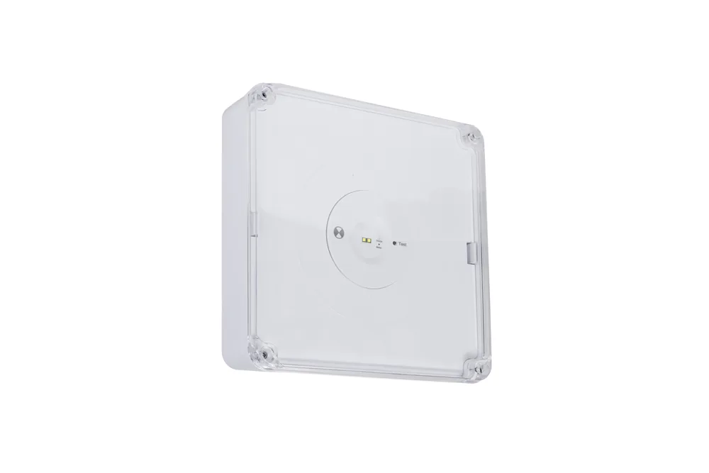 LED Surface Mounted Weatherproof Emergency Luminaire - D80 Classification