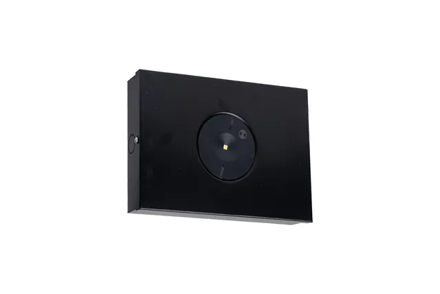 LED Surface Mounted Emergency Luminaire Black - D40 Classification