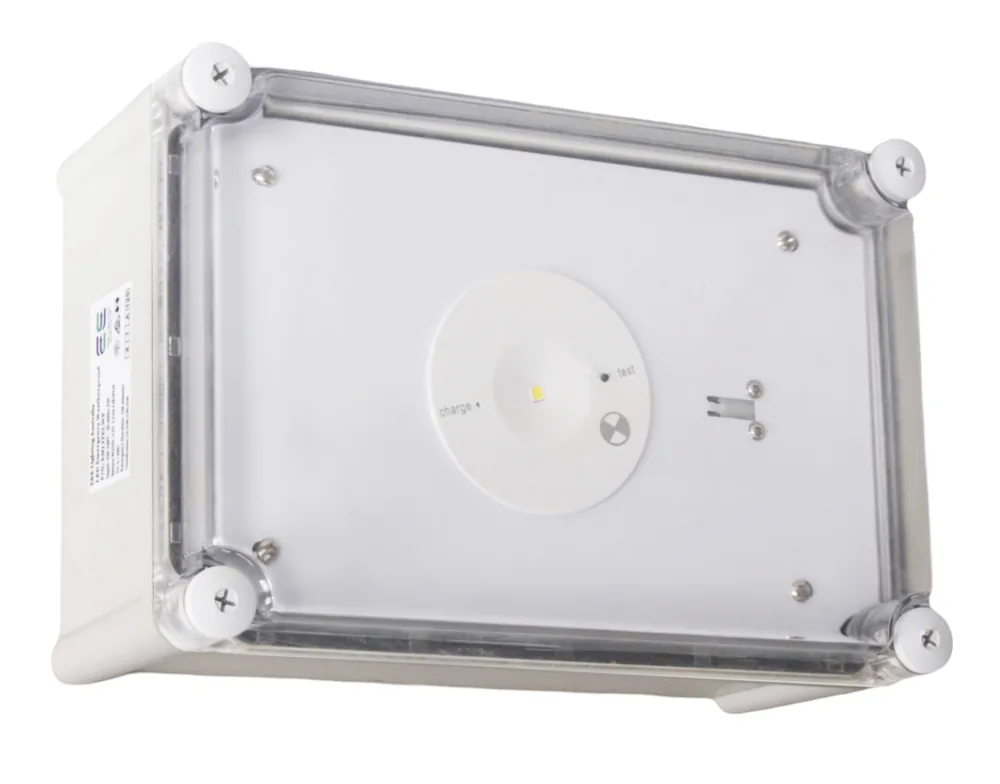 LED Surface Mounted Emergency Weatherproof Luminaire - D40 Classification