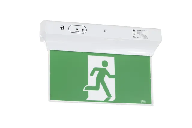 All-in-One Surface Mounted Easy Connect Blade LED Exit