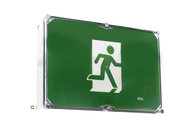 LED Wall Mount 40M Weatherproof Jumbo Exit