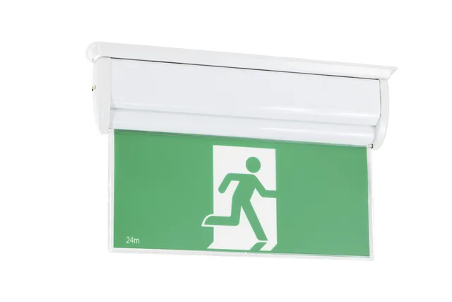 All-in-One Surface Mounted Swing Blade LED Exit