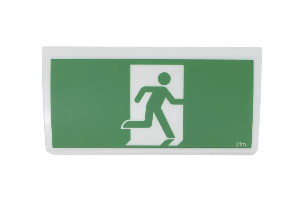 LED Wide Body Exit with Ceiling Diffuser