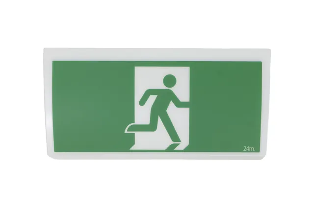 LED Wide Body Exit with Wall Diffuser